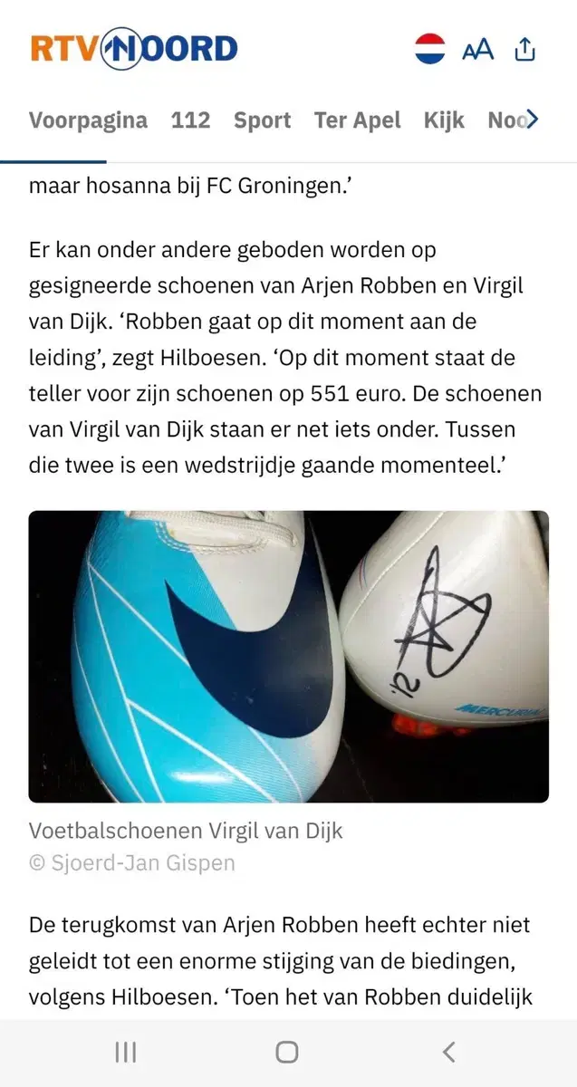 virgil van dijk schoenen