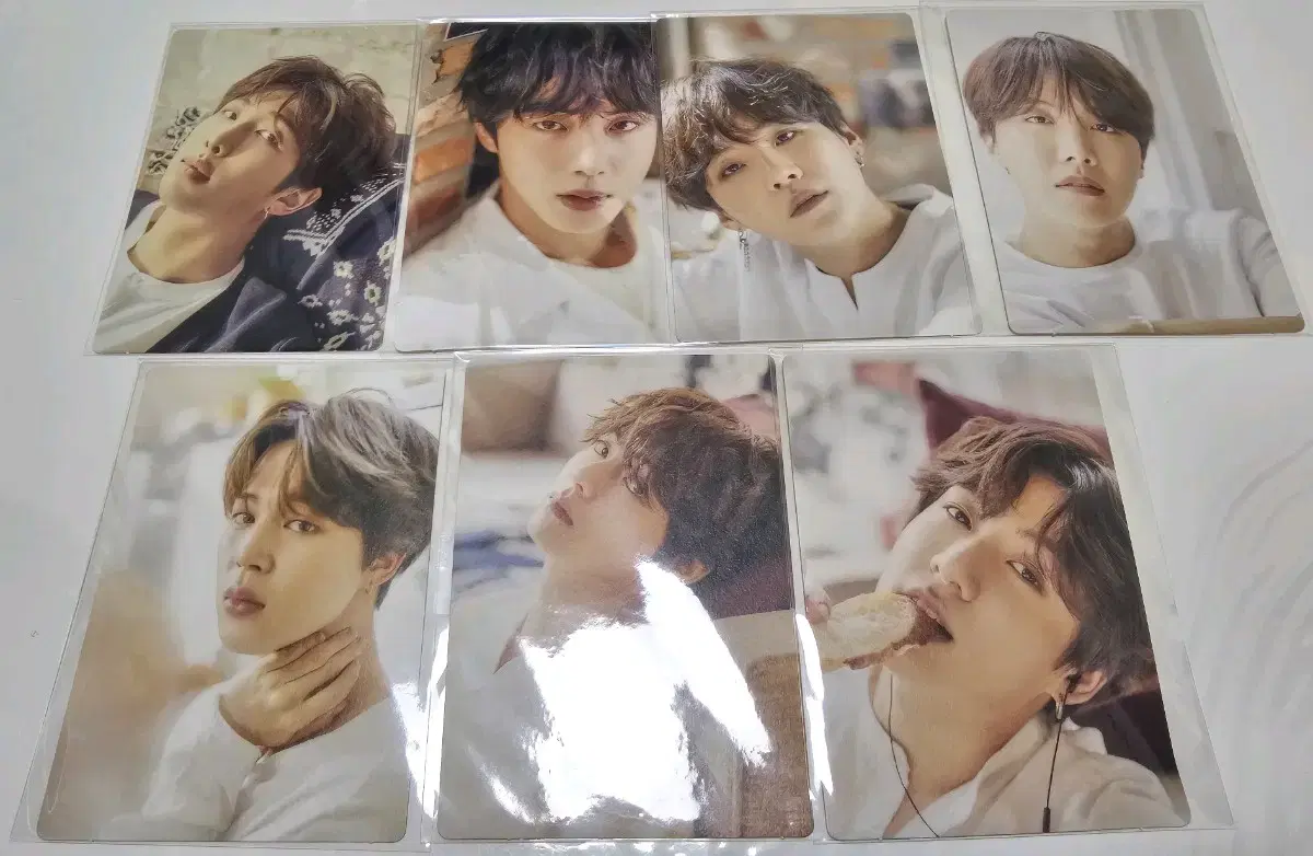 방탄 오늘 전시회 클립보드 포카 일괄 판매