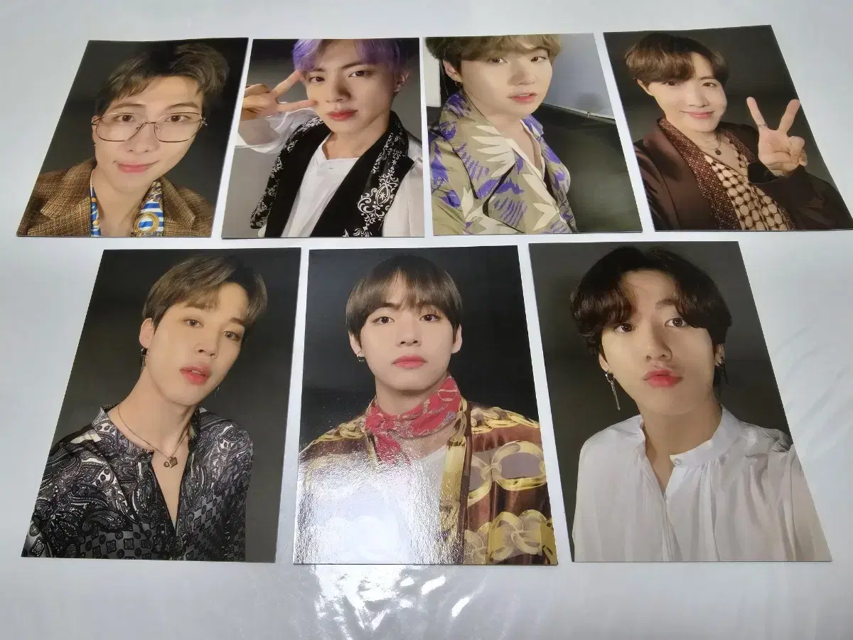 방탄 일본 매직샵 클립보드 포카 일괄 판매