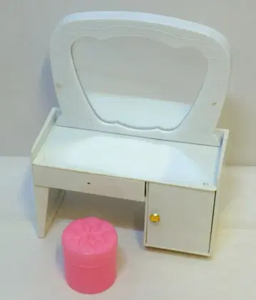 다카라 리카짱의 화이트 화이트 가구 세트 참 거울대