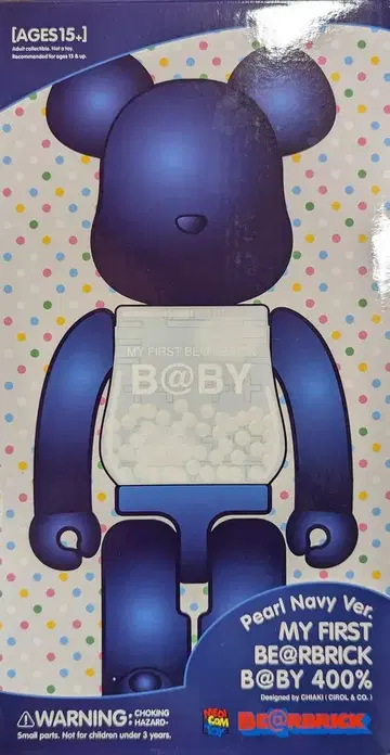 메디콤토이 베어브릭 마이 퍼스트 베어브릭 베비 펄 네이비 버전 400%