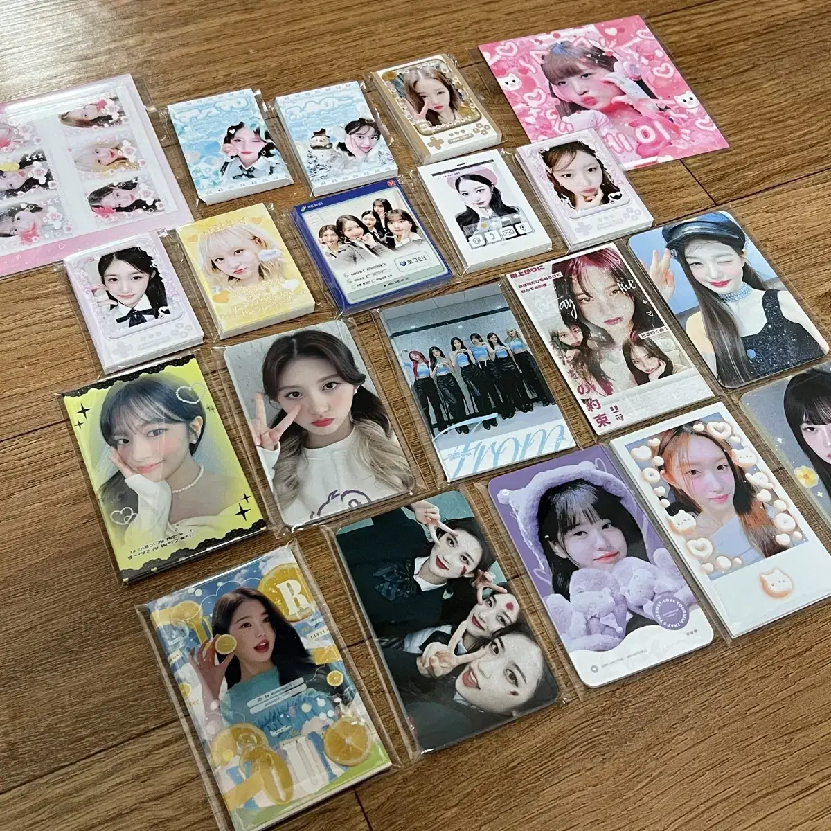 2배 할인 아이브 비공굿 포토카드 포카 프리쿠라 도무송 스티커 랜박