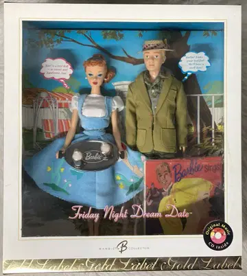 마텔 복각 바비 골드 라벨 프라이데이 나이트 드림 데이트 바비 & 켄