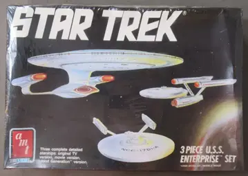 ERTL 스타 트렉 3피스 U.S.S. 엔터프라이즈 세트
