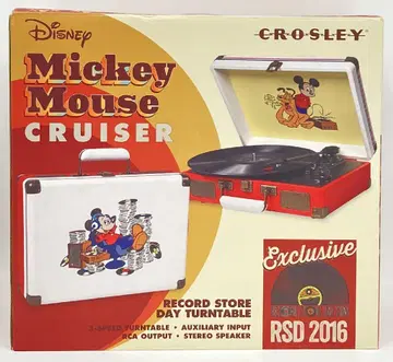 CROSLEY 레코드 스토어 데이 턴테이블 미키 마우스 크루저