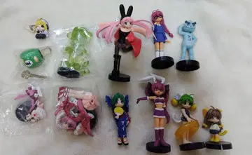 디지캐럿 피규어 10개, 기타 2개 세트