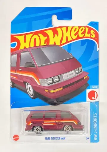 MATTEL 핫휠 베이직 카 1986 도요타 밴