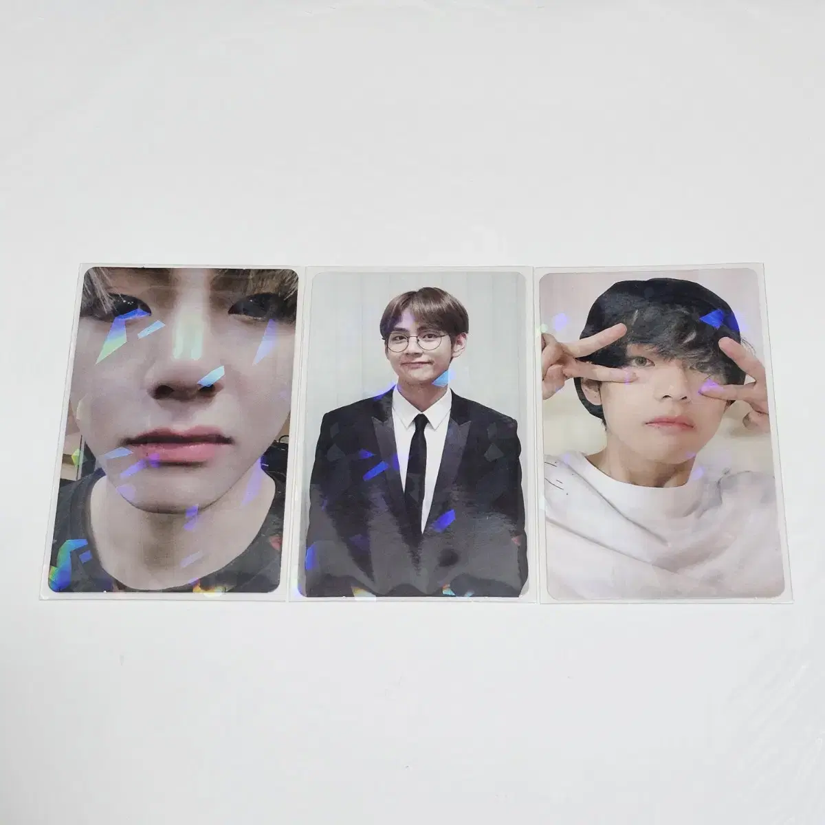 방탄 dvd 뷔 포카 3장 일괄 판매(뉴욕럽셀콘,2018메모리즈,매직샵)