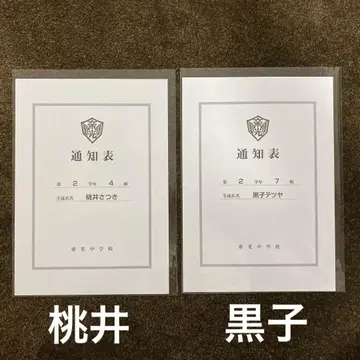 쿠로코의 농구 통지표 흑자 모모이
