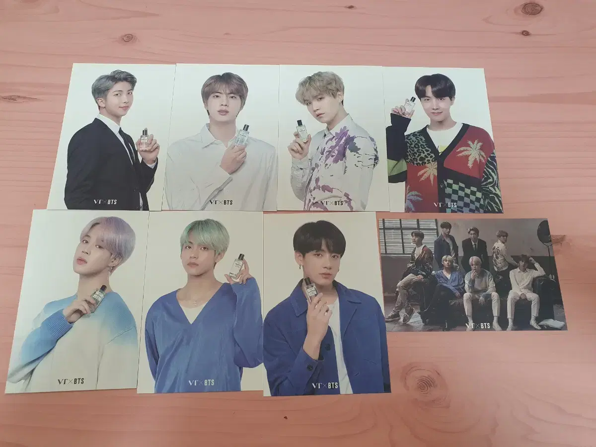 방탄 vt 향수 엽서 포카 일괄