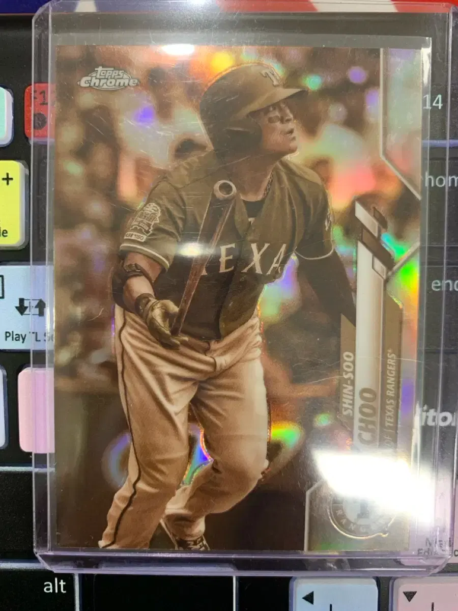 2020 Topps Chrome Sepia Refractor 추신수 카드
