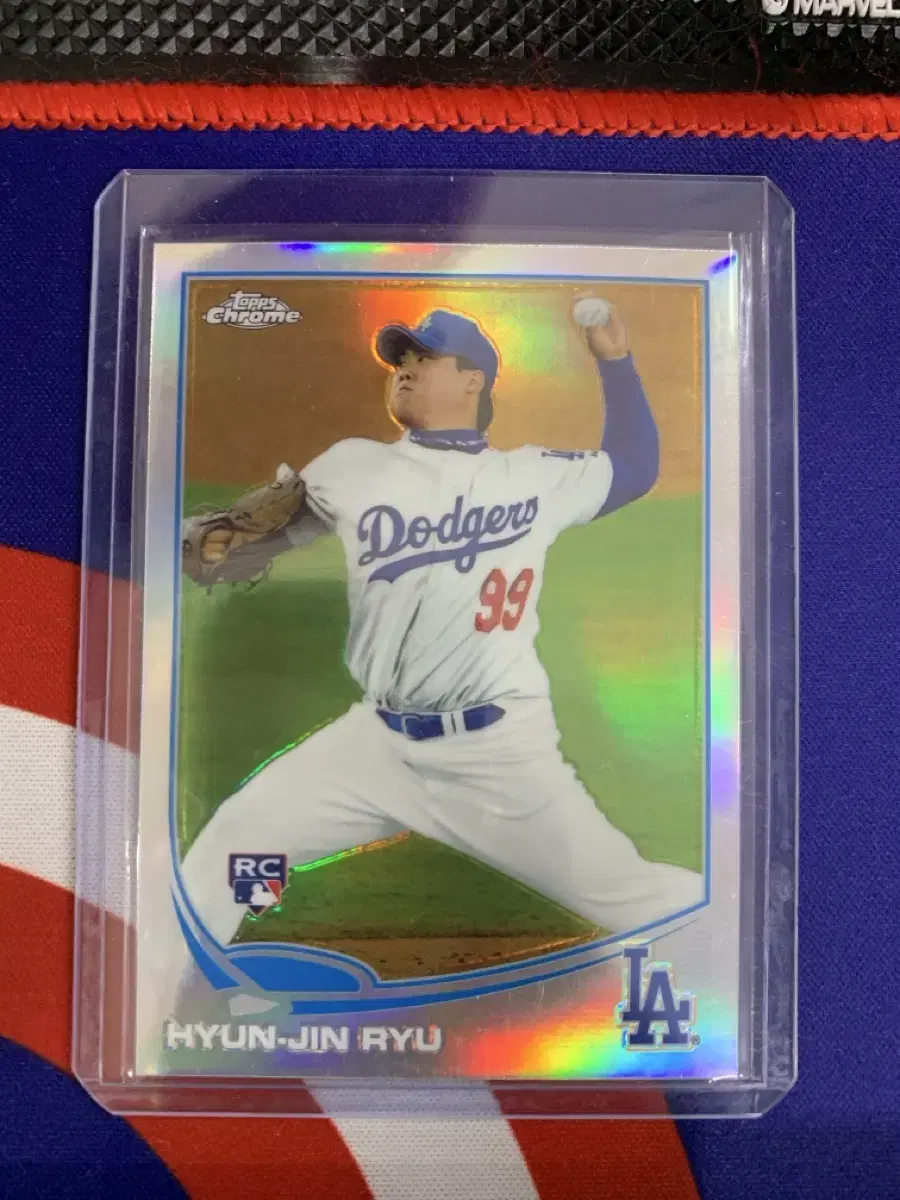 2013 Topps Chrome Refractor RC 류현진 루키 카드