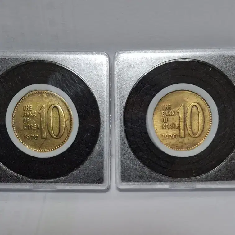 10 won coin 1970 Red copper, brass rare coins #희귀동전,#10