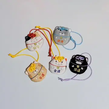 수염 만주 고양이 개운 부적 금전운