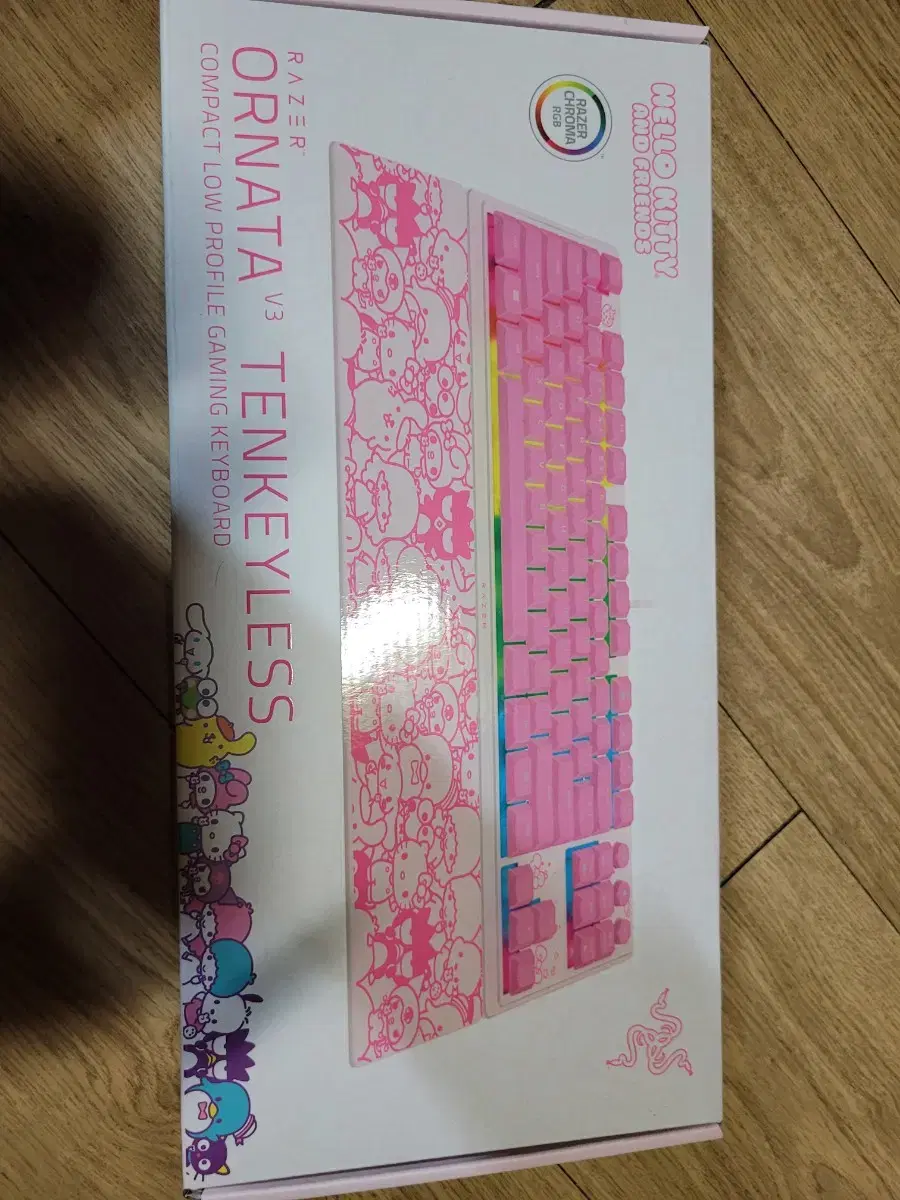 Razer Ornata V3 Tenkeyless Hello Kitty Edition Keyboard