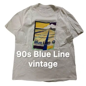 90s Blue Line 빈티지 티셔츠 빈티지 빈티지