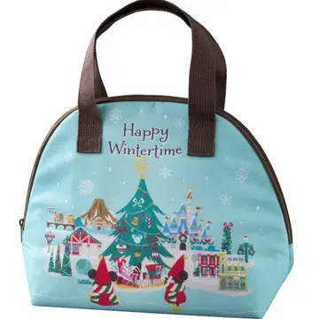 디즈니 리조트 크리스마스 린린린 수베니어 런치 케이스 백