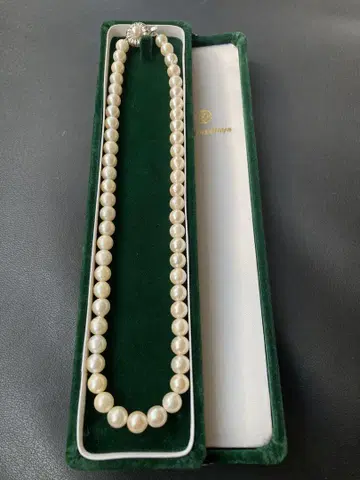백화점 마쓰자카야 구매품 진주 목걸이