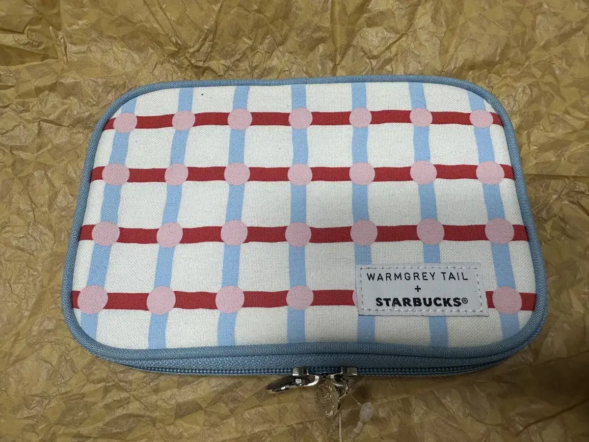 Starbucks Summer Warm Gray Tail Travel Pouch