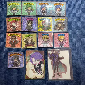 니지산지 니지산지 맨 초코 묶음 판매 스티커 씰 니베아