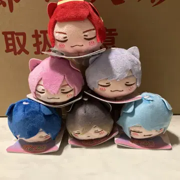 남코 한정판 의자 낮잠 고양이 마스코트 봉제 인형 컴프 세트