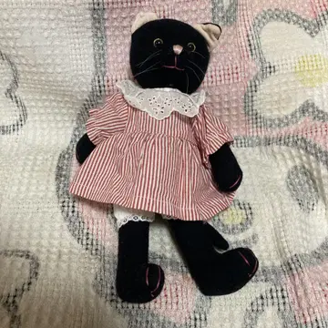 몬스이유 검은 고양이 봉제 인형 중고품
