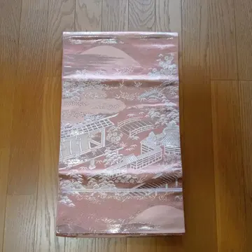 후쿠로 오비 은실 무지 호몬기 놋테가타 코몬 포멀 파티 리메이크