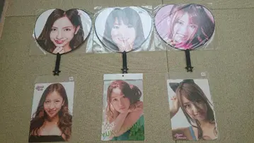 부채&책받침 판야 토모미 오시마 유코 다카하시 미나미(AKB48)