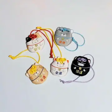 수염 만주 고양이 개운 부적 금전운