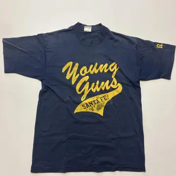 90s 후르츠 택 티셔츠 양면 프린트 네이비 M made in USA