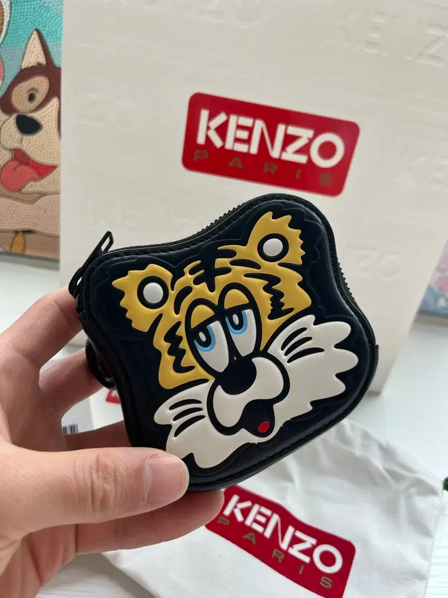 Coin Bag Kenzo Coin Purse KENZO 겐조 Kenzo X Verdi Market Leather Coin Purse  #겐조베르디