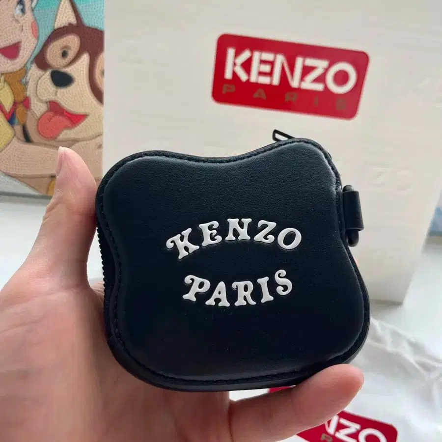 겐조x 베르디 마켓 레더 동전 지갑