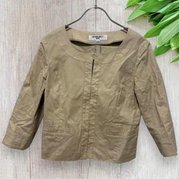 NATURAL BEAUTY BASIC 노카라 자켓 S 7부 기장