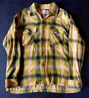 FIRE LAND TOYO ENTERPRISE 옴브레 체크 셔츠