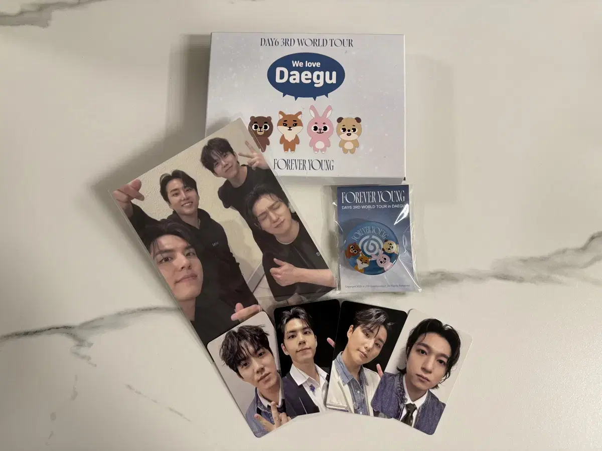 데이식스 대구막콘 입장기프트 키트 일괄