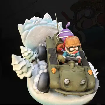 드래곤볼 손오공 문짝 그림 스노우모빌 페인팅 완료 피규어