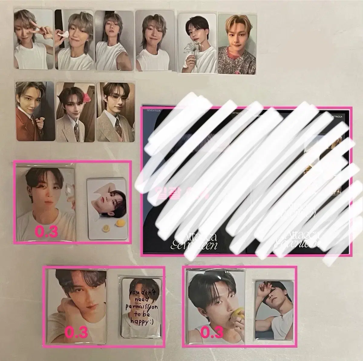 세븐틴 승관준디노 캐럿반 포카 영화컨페티10주년응원봉5월컴백분철