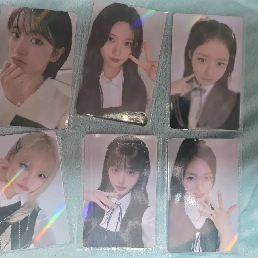 아이브 파파존스 포카5종+키링 일괄판매