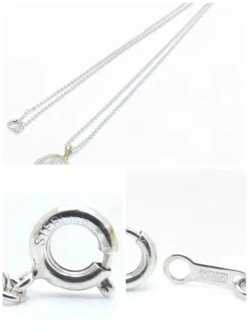 AHKAH 새상품 SV925 공 체인 목걸이