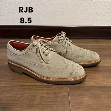 RJB 플랫 헤드 윙팁 신발 8.5 가죽 신발