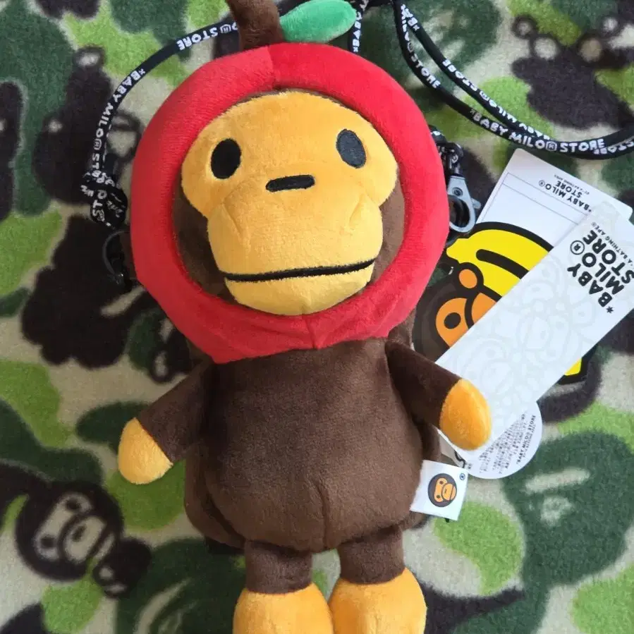 BAPE | 베이프 Bape Baby Milo Plush Doll Keychain Denim Doll