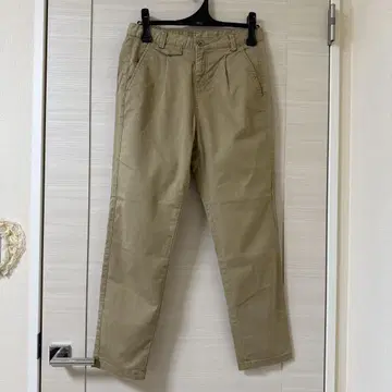 미사용급! 베네통 베이지 슬림핏 치노 팬츠