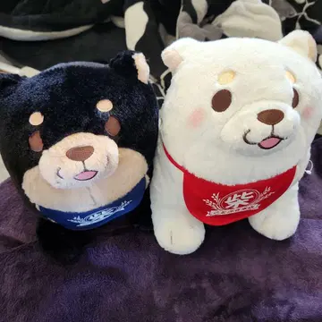 충견 모치시바 BIG 봉제 인형 참깨 매화