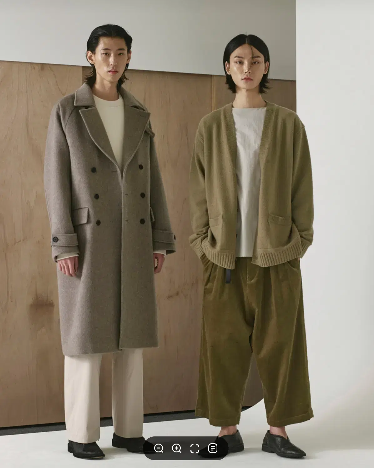 Youth / 20FW 루즈핏 가디건 올리브 / L 사이즈 판매합니다.