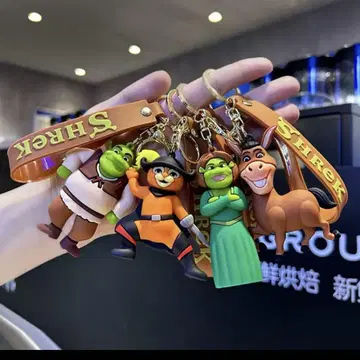 슈렉 캐릭터 스트랩 4개 세트