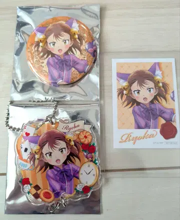 메달리스트 미카다 리요카 캔뱃지 키링 사진풍 카드 마루이