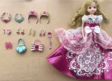 리카짱 인형 꿈꾸는 공주 핑크 글리터 리카짱