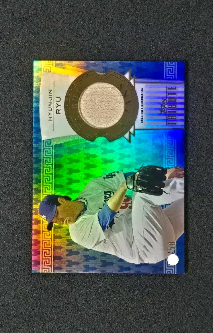 MLB 트리븃 류현진 50한정 배트카드
