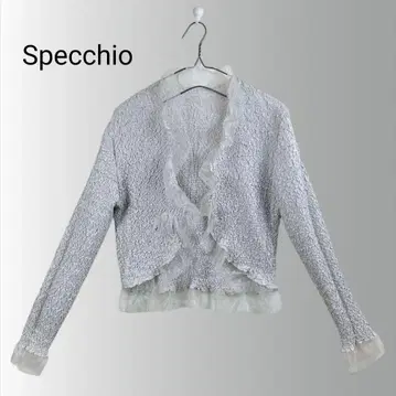 새상품급 specchio 플리츠 볼레로 자켓