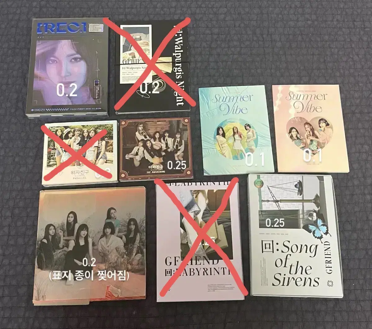 Sell Gfriend's unsealed album